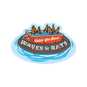 Waves & Rays Sticker Pack